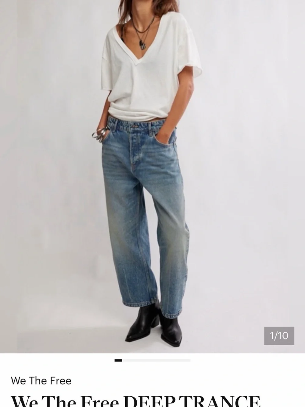 We The Free Deep Trance Boyfriend Jeans size 31 (Listing price is for both) - Picture 1 of 16